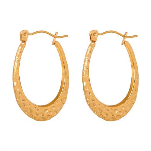 Boucle d'oreille Acier Titane, bijoux de mode & pour femme, plus de couleurs à choisir, 19x29mm, Vendu par paire