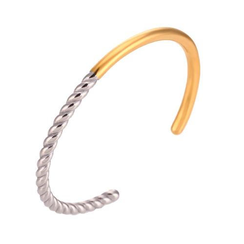 Nerūdijančio plieno Bangle, 316L nerūdijančio plieno, Bižuterijos & moters, 3.80mm, Vidinis skersmuo:Apytiksliai 56.6mm, Pardavė PC