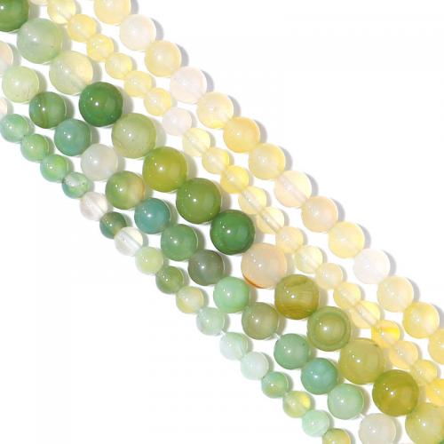 Agate Beads Round polished DIY Sold Per Approx 38 cm Strand