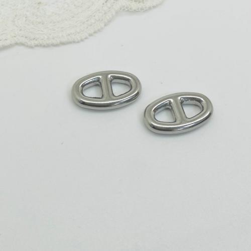 الفولاذ المقاوم للصدأ الموصل, 304 الفولاذ المقاوم للصدأ, ديي, اللون الأصلي, 17x10x3mm, تقريبا 100أجهزة الكمبيوتر/حقيبة, تباع بواسطة حقيبة