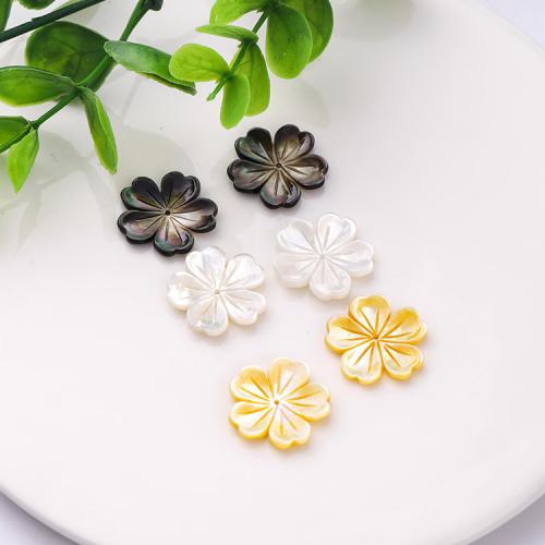 Naturlig Freshwater Shell Perler, Flower, du kan DIY, flere farver til valg, 20mm, Solgt af PC