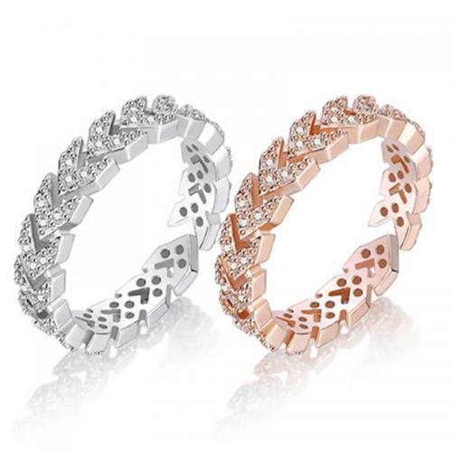 Žalvarinis Cuff Finger Ring, Geometrinis raštas, padengtą, mikro nutiesti kubinių Zirconia & moters, daugiau spalvų pasirinkimas, Dydis:6-8, Pardavė PC