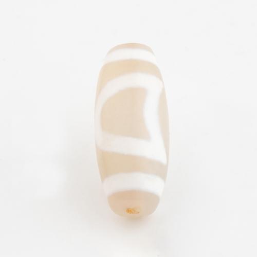 Coirníní Tibéidis dZi Agate Nádúrtha, Agate Tibéidis, Droim, DIY, 28x11.50mm, Poll:Thart 2mm, Díolta De réir PC