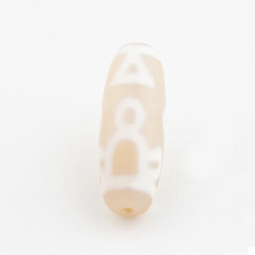 Natuurlijke Tibetaanse Agaat Dzi Beads, Drum, DIY, 28x10.50mm, Gat:Ca 2mm, Verkocht door PC