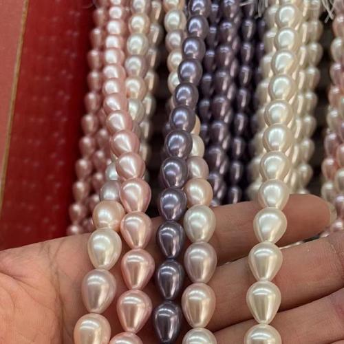 Abalorios de Nácar de Mar de Sur, Shell Pearl, Gota, Bricolaje & diverso tamaño para la opción, Vendido para aproximado 38 cm Sarta