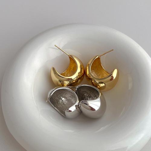 Brass Stud Earring plated fashion jewelry nickel lead & cadmium free Sold By Pair