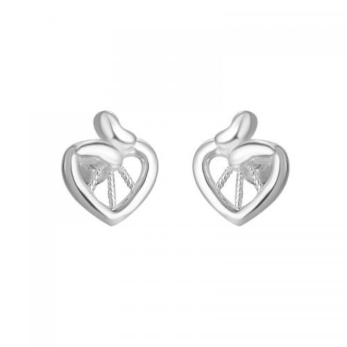 Sterling Silver Jewelry Earring, 925 Sterling Silver, plátáilte, do bhean, airgid, Díolta De réir Péire