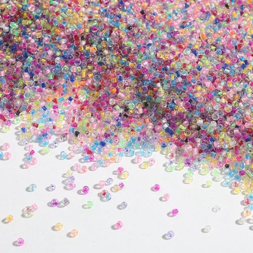 Kleur Lined Glass Seed Beads, Glas, Drum, kleur-lined, DIY & verschillende grootte voor keus, meer kleuren voor de keuze, Verkocht door Bag