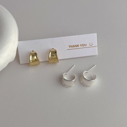 Brass Stud Earring plated fashion jewelry nickel lead & cadmium free Sold By Pair