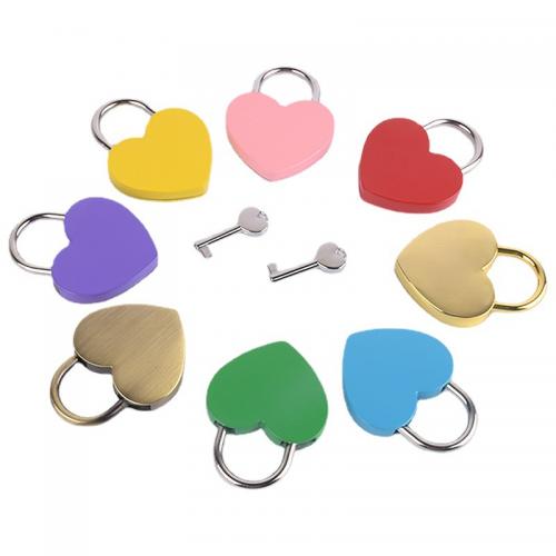 liga de zinco Conjunto Casal Jóias Lock and Key, coração e chave, banhado, para casal, Mais cores pare escolha, vendido por Defina