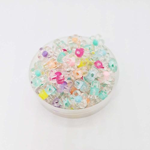 Acryl Schmuck Perlen, Blume, DIY, keine, 6x12mm, Bohrung:ca. 2mm, ca. 900PCs/Tasche, verkauft von Tasche