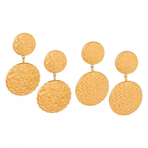 Boucle d'oreille Acier Titane, bijoux de mode & styles différents pour le choix & pour femme, plus de couleurs à choisir, 22x40mm, Vendu par paire