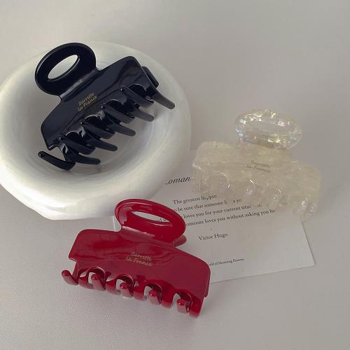 Hair Claw Clips Acetate fashion jewelry Sold By PC