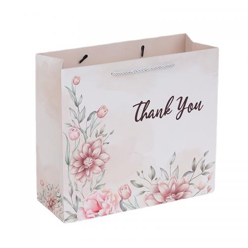 Fashion Gift Bag, Papier, verschillende grootte voor keus, lichtroze, 10pC's/Lot, Verkocht door Lot