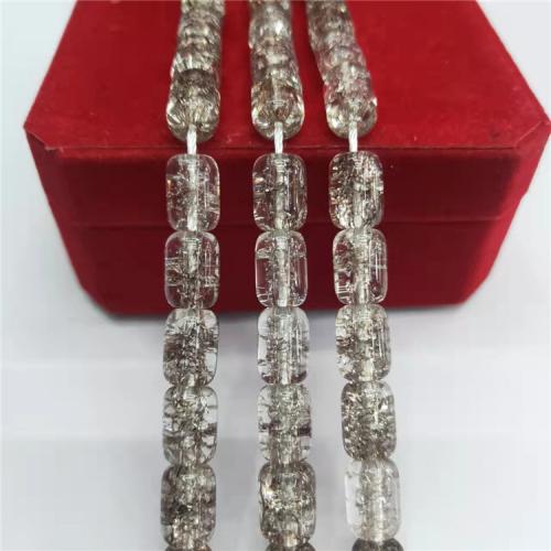 Grânulos de cristal, Balde, polido, DIY, 8x12mm, Aprox 36PCs/Strand, vendido por Strand