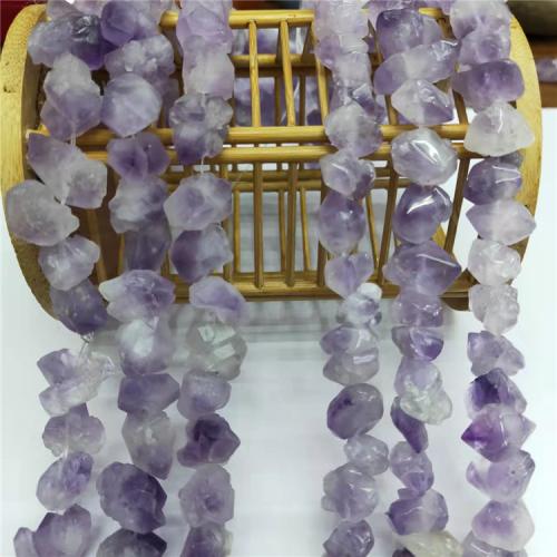 Natuurlijke Amethyst kralen, Amethist, gepolijst, DIY & verschillende stijlen voor de keuze, meer kleuren voor de keuze, Length about 10-16mm, Per verkocht Ca 38 cm Strand