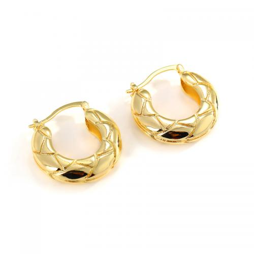 Brass Leverback Earring real gold plated for woman golden Sold By Pair