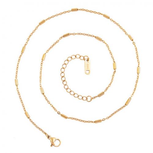 Ketting van edelstaal ketting, 304 roestvrij staal, met 5cm extender keten, mode sieraden & uniseks, meer kleuren voor de keuze, 1.60mm, Lengte Ca 40 cm, Verkocht door PC