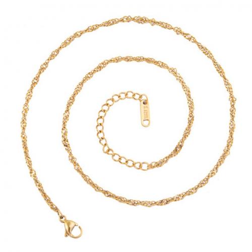 Ketting van edelstaal ketting, 304 roestvrij staal, met 5cm extender keten, mode sieraden & uniseks, meer kleuren voor de keuze, 2.50mm, Lengte Ca 40 cm, Verkocht door PC