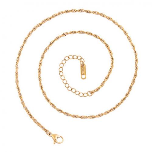 Ketting van edelstaal ketting, 304 roestvrij staal, met 5cm extender keten, mode sieraden & uniseks, meer kleuren voor de keuze, 2.20mm, Lengte Ca 40 cm, Verkocht door PC