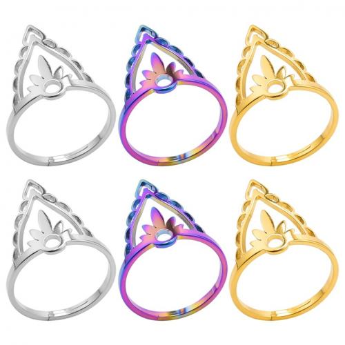 Edelstahl Ringe, 304 Edelstahl, Modeschmuck & unisex & hohl, keine, 18mm, Größe:8, verkauft von PC