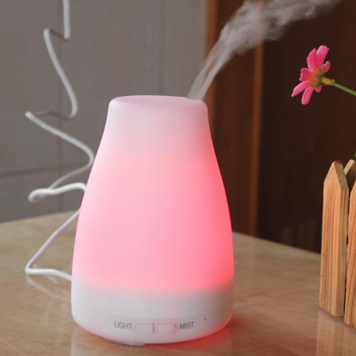 Polipropileno (PP) Humidificador de aromaterapia, con luz LED & multifuncional, 98x98x140mm, Vendido por UD