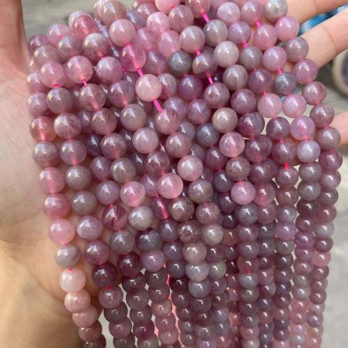 Természetes kvarc ékszerek gyöngyök, Madagaszkár Rose Quartz, Kerek, DIY & különböző méretű a választás, kevert színek, Által értékesített Strand