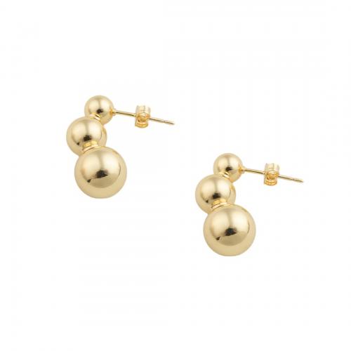 Brass Stud Earring high quality plated fashion jewelry & for woman nickel lead & cadmium free Sold By Pair