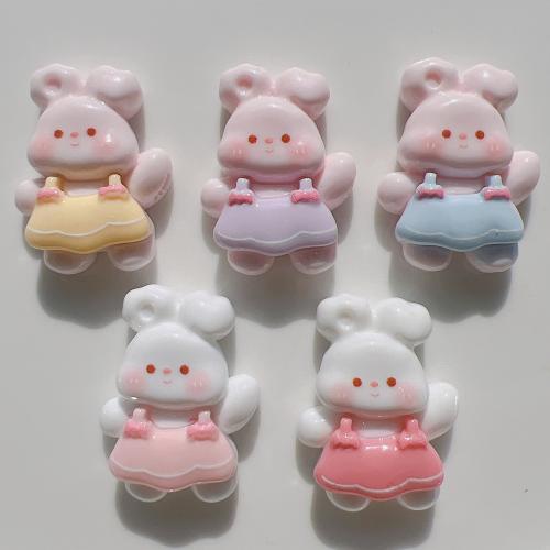 Mobile Phone DIY Decoration Resin Rabbit Sold By Bag