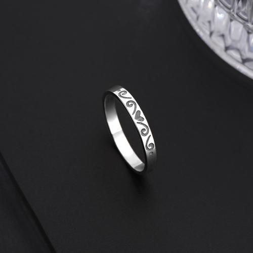 Titanium Steel Finger Ring Donut plated fashion jewelry Sold By PC