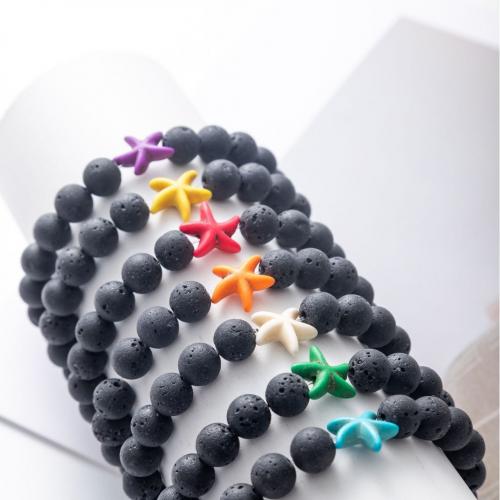 Gemstone Bracciali, lava, gioielli di moda & unisex, nessuno, Lunghezza 19 cm, Venduto da PC