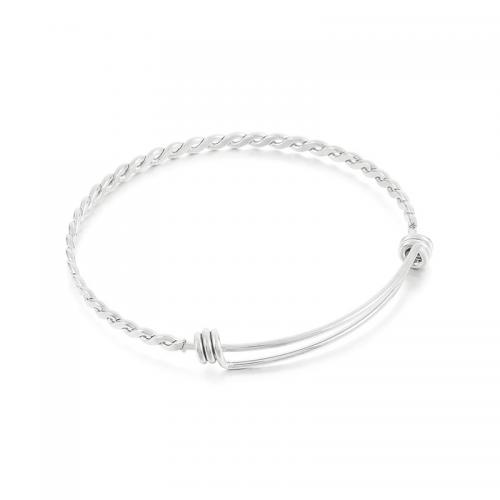 Cruach dhosmálta Bangle, 304 Cruach dhosmálta, Inchoigeartaithe & jewelry faisin & do bhean, dathanna níos mó le haghaidh rogha, Trastomhas Istigh:Thart 62x3mm, Díolta De réir PC