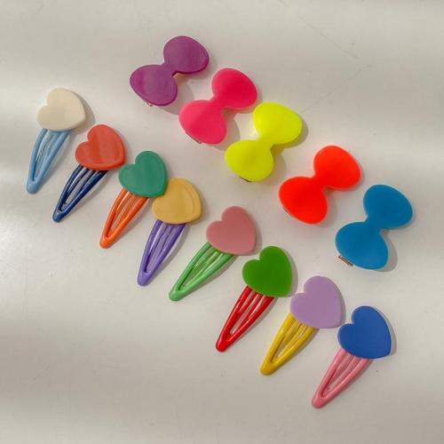 Hair Snap Clips Acrylic handmade Girl nickel lead & cadmium free Sold By PC