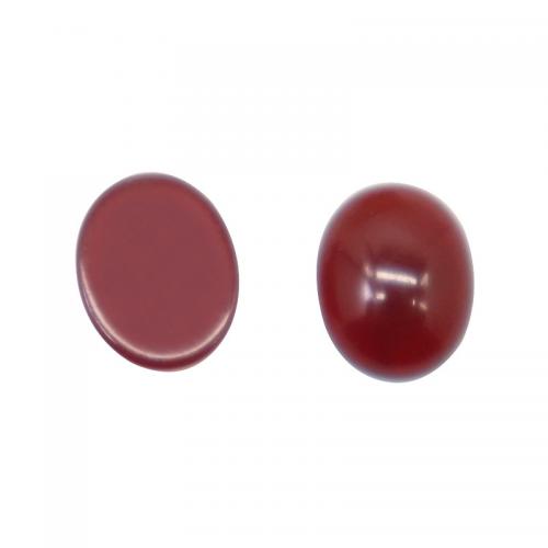 Achát Cabochon, Red Achát, Oválný, lesklý, DIY & různé velikosti pro výběr, Prodáno By PC