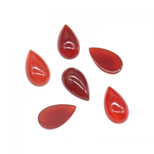 Cabochon en agate, agate rouge, larme, poli, DIY & normes différentes pour le choix, Vendu par PC