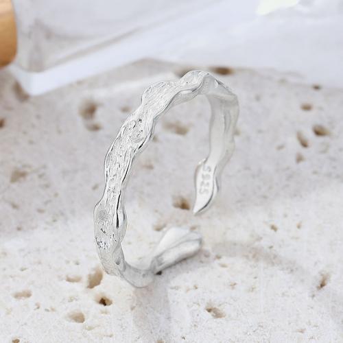 Sterling Silver Jewelry Finger Ring, 925 sterline d'argento, lucido, gioielli di moda & per la donna, assenza di nichel,piombo&cadmio, 3.60mm, Venduto da PC