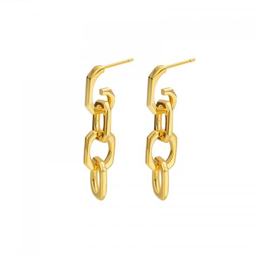 Brass Stud Earring plated for woman Sold By Pair