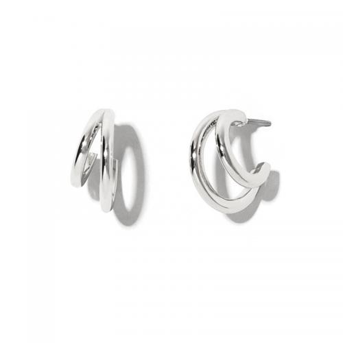 Brass Stud Earring plated fashion jewelry & for woman nickel lead & cadmium free Sold By Pair