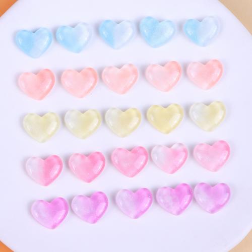 Mobile Phone DIY Decoration Resin Heart epoxy gel Approx Sold By Bag