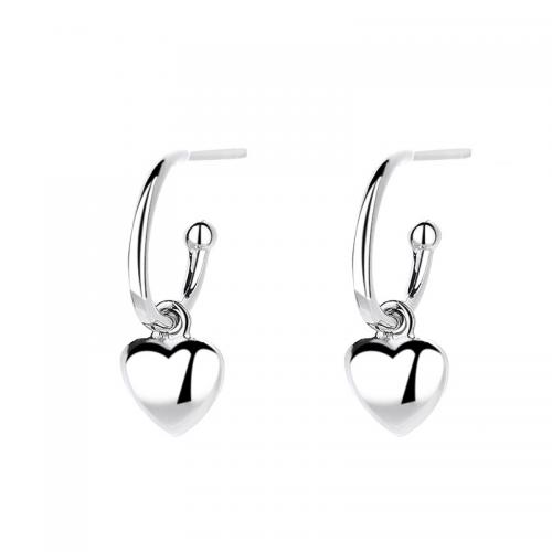 Sterling Silver Jewelry orecchino, 925 argento sterlina, placcato, per la donna, nessuno, 6mm, Venduto da coppia