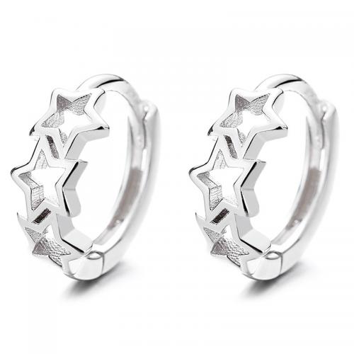 Boucles d'oreilles en argent sterling 925, Placage, pour femme, plus de couleurs à choisir, The outer diameter is 11.7 mm and the inner diameter is 9 mm, Vendu par paire