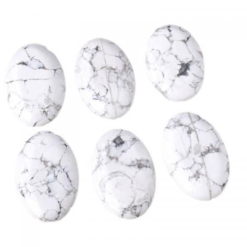 Howlite Decoration Oval decoration length 55-60mm Sold By PC