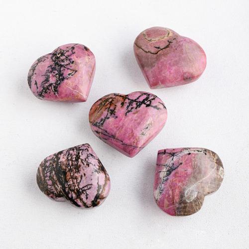 Rhodonite Dekorace, Srdce, různé velikosti pro výběr, Prodáno By PC