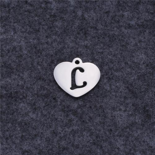 Acier inoxydable Coeur Pendentifs, acier inoxydable 316L, DIY & styles différents pour le choix, couleur originale, 22x2mm, Vendu par PC