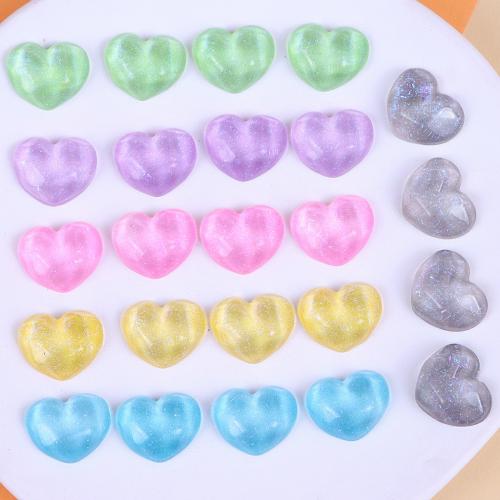 Mobile Phone DIY Decoration Resin Heart epoxy gel Approx Sold By Bag