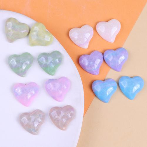 Mobile Phone DIY Decoration Resin Heart epoxy gel Approx Sold By Bag