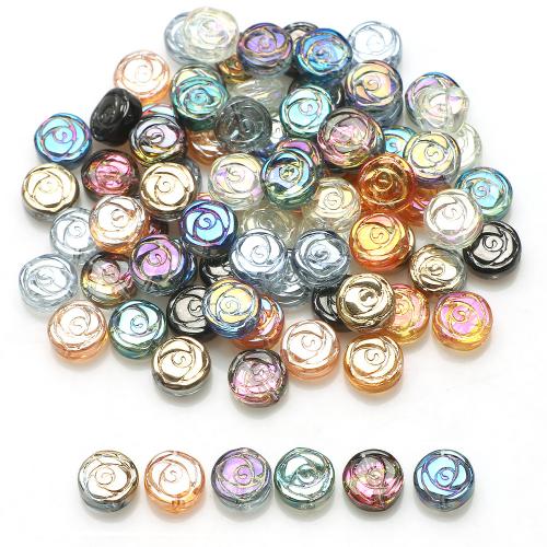 ファッション的ガラスビーズ, ガラス, 楕円, DIY, 無色, 10mm, 30パソコン/バッグ, 売り手 バッグ