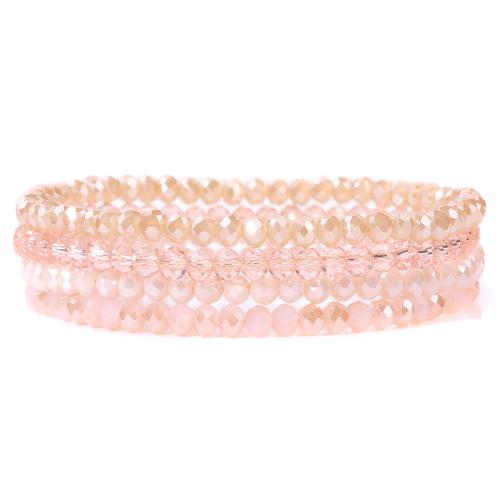 Pulseira Zirconia cúbico, zircone em forma de cubo, feito à mão, 4 peças & joias de moda & unissex, Mais cores pare escolha, comprimento Aprox 19 cm, vendido por PC