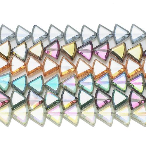 Fashion Glasperler, Glas, Triangle, du kan DIY, flere farver til valg, 12x16mm, 20pc'er/Bag, Solgt af Bag