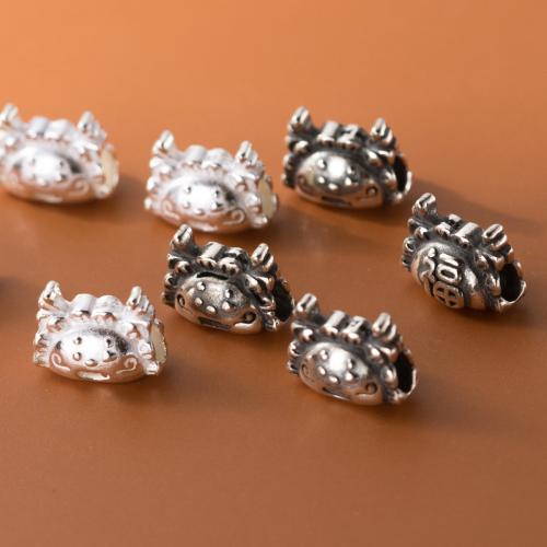 925 Sterling Silver Beads Antique finish DIY Sold By PC